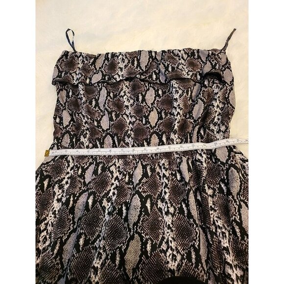Womens XL Speed Control New York Dress Snake Skin Print EUC Strapless Short - Picture 7 of 9